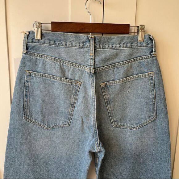 Anthropologie Etica Altin Loose Crop Ithaca Distressed Ripped Jeans Size 29 NWT - Picture 11 of 15